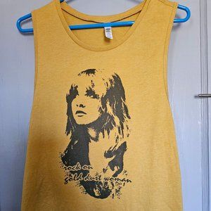 Stevie Nicks Gold Dust Woman Muscle Tank